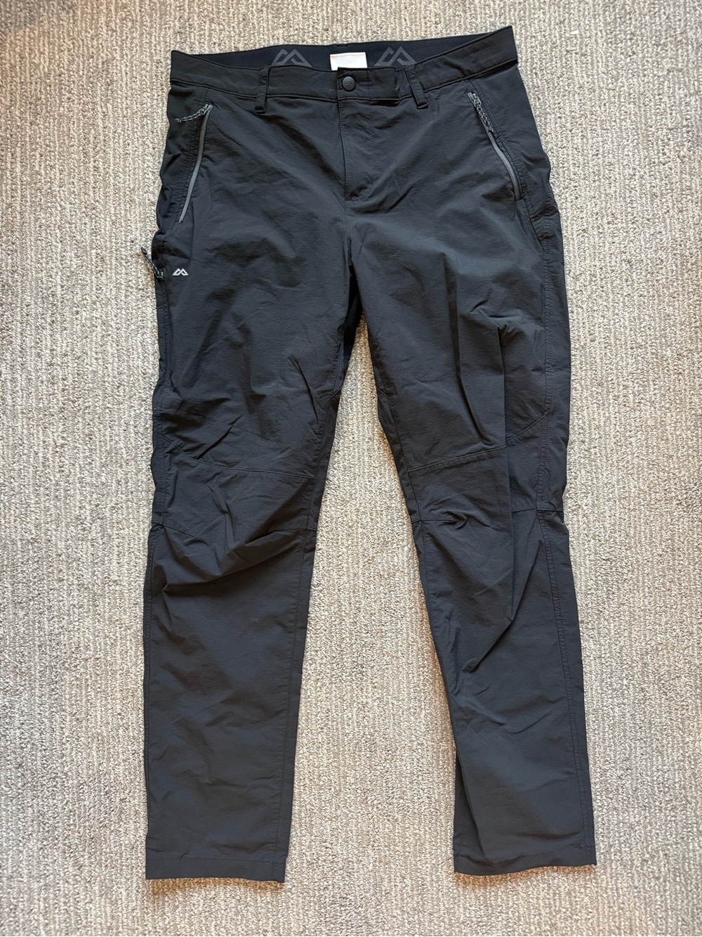 Kathmandu Women’s Hiking Pants Size 14 Black Lightweight Stretch Outdoor Trail